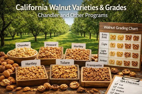 California Walnut Varieties and Grades: Chandler and Other Programs - California Walnut Crop & Harvest — Atlas Nut Supply