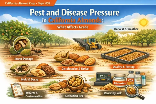 Pest and Disease Pressure in California Almonds: What Affects Grade - California Almond Crop & Harvest — Atlas Nut Supply