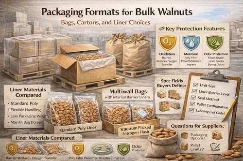 Retail Packaging Programs for Walnuts: Private Label and QC Points - Walnut Industrial Applications — Atlas Nut Supply