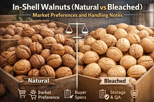In-Shell Walnuts (Natural vs Bleached): Market Preferences and Handling Notes - Walnut Industrial Applications — Atlas Nut Supply