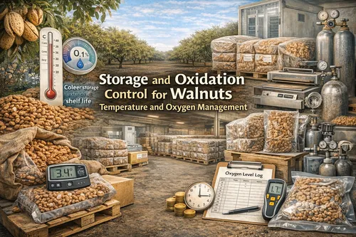Storage and Oxidation Control for Walnuts: Temperature and Oxygen Management - California Walnut Crop & Harvest — Atlas Nut Supply