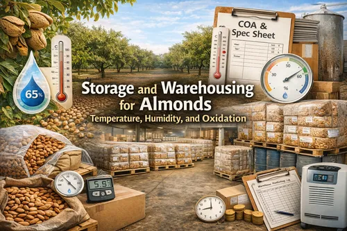 Storage and Warehousing for Almonds: Temperature, Humidity, and Oxidation - California Almond Crop & Harvest — Atlas Nut Supply