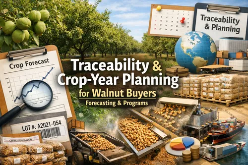 Traceability and Crop-Year Planning for Walnut Buyers: Forecasting and Programs - California Walnut Crop & Harvest — Atlas Nut Supply
