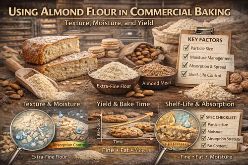 Using Almond Flour in Commercial Baking: Texture, Moisture, and Yield - Almond Industrial Applications — Atlas Nut Supply