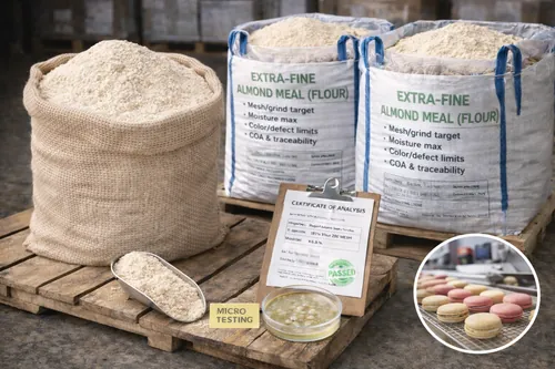 Bulk Extra fine almond meal (flour) for wholesale supply — Atlas Nut Supply